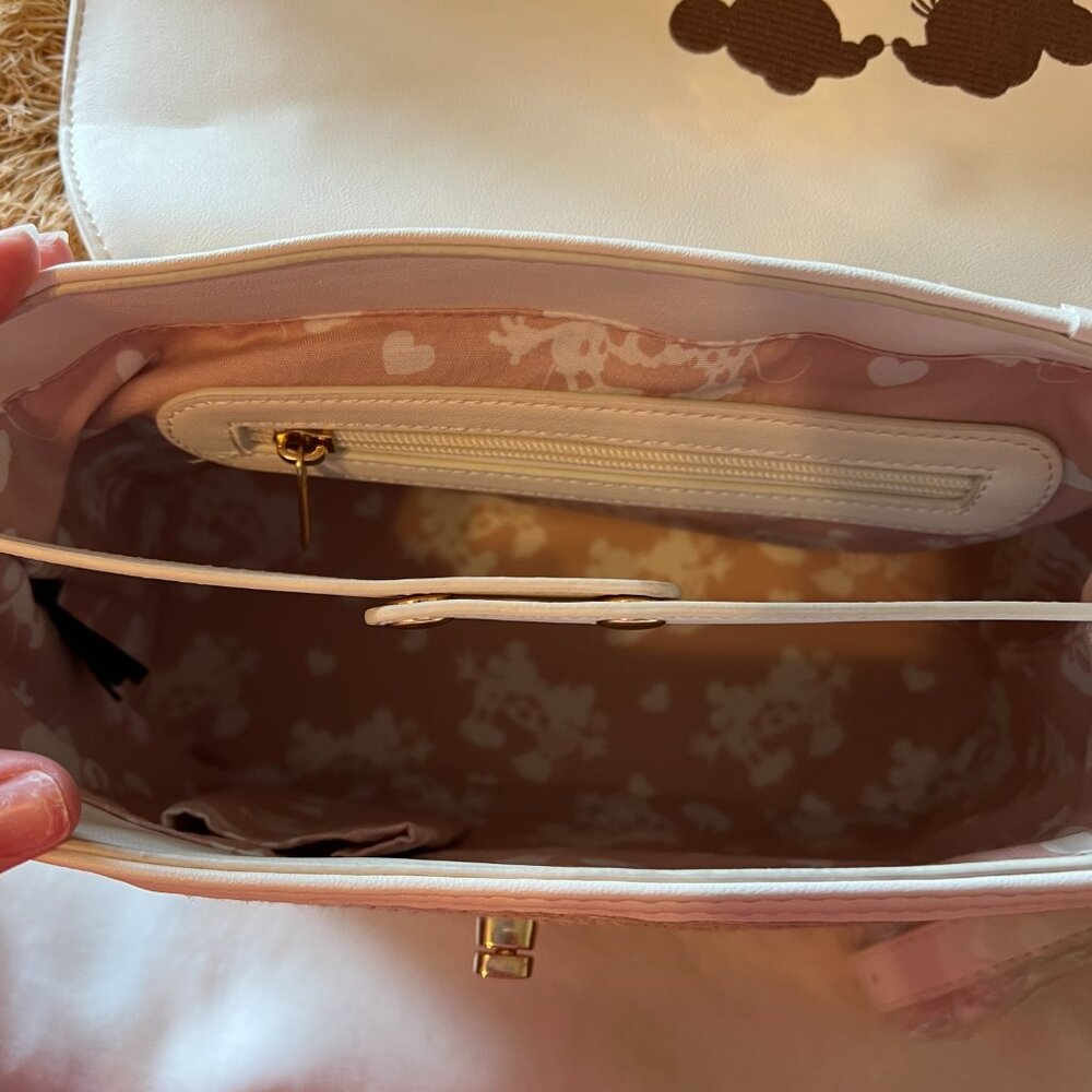 Minnie Straw Pom Pom Handbag - Picture 5 of 11
